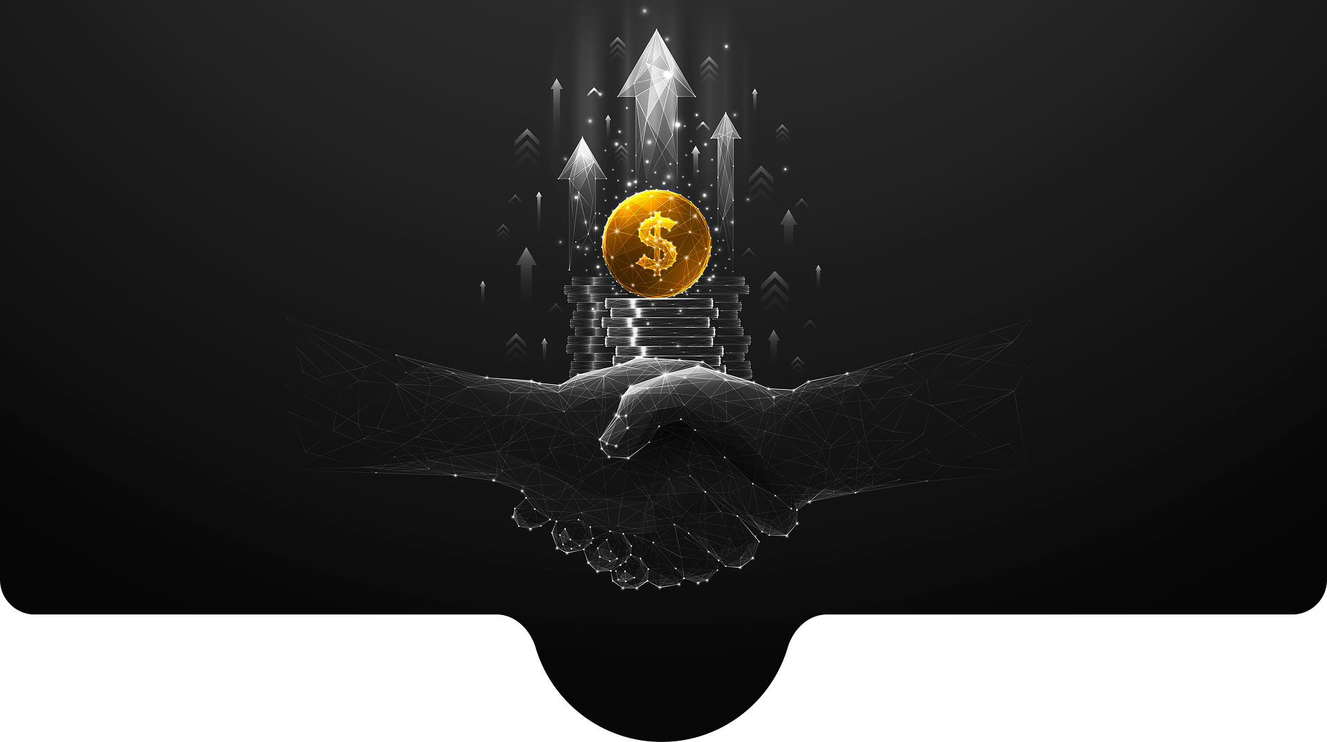 Investment visual background